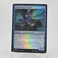 x1 Crimestopper Sprite MKM MTG 49 FOIL COMMON M/NM 1x - Image 1