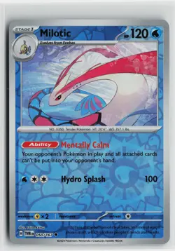 Pokemon Milotic 050/167 SV06: Twilight Masquerade Uncommon card NM - Image 1