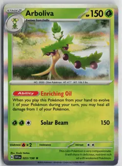 Pokemon Arboliva 023/198 SV01: Scarlet & Violet Base Set Rare card NM - Image 1