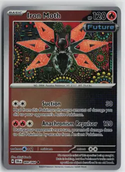 Pokemon Iron Moth 009/064 SV: Shrouded Fable Uncommon card NM - Image 1