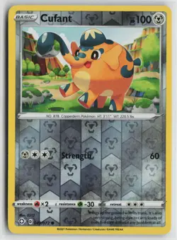 Pokemon Cufant 049/072 Shining Fates Common card NM - Image 1