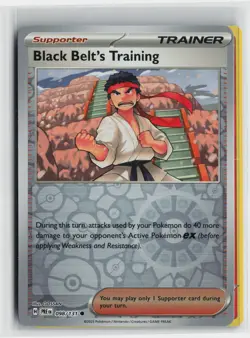 Pokemon Black Belt's Training - 098/131 SV: Prismatic Evolutions Common card NM - Image 1