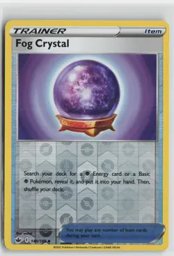Pokemon Fog Crystal 140/198 SWSH06: Chilling Reign Uncommon card NM - Image 1
