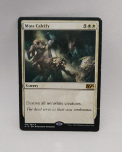 MTG Mass Calcify Magic 2015 018/269 Regular Rare HP - Image 1