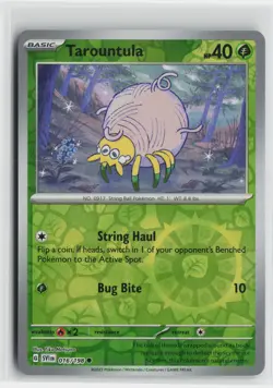 Pokemon Tarountula - 016/198 SV01: Scarlet & Violet Base Set Common card NM - Image 1