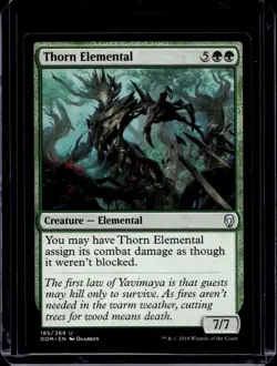 1x Thorn Elemental (185) Dominaria NM MTG Magic the Gathering x1 - Image 1