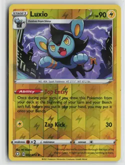 Pokemon Luxio 032/072 Shining Fates Uncommon card NM - Image 1