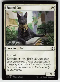 Sacred Cat C Amonkhet 27 MTG - Image 1