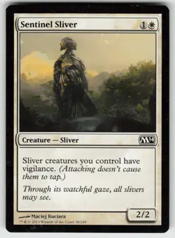 Sentinel Sliver C Magic 2014 (M14) 30 MTG - Image 1