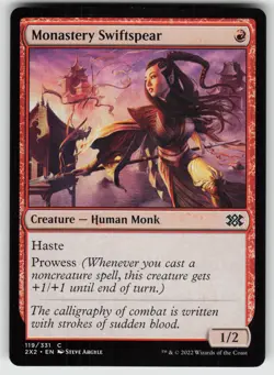 Monastery Swiftspear C Double Masters 2022 119 MTG - Image 1
