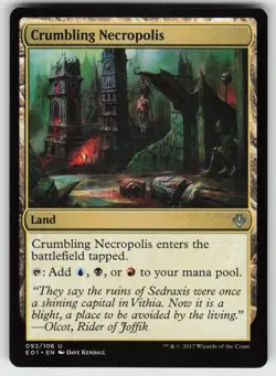 Crumbling Necropolis U Archenemy: Nicol Bolas 92 MTG - Image 1