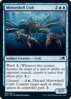 Mirrorshell Crab - Near Mint MTG Kamigawa: Neon Dynasty - Image 1