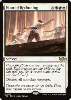 Hour of Reckoning - Light Play MTG Commander: Tarkir: Dragonstorm - Image 1
