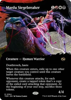 Mardu Siegebreaker (Borderless) [Tarkir: Dragonstorm] MTG - Image 1