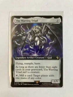MTG The Warring Triad (Extended Art) - Commander: FINAL FANTASY (FIC) FFVI 0193 - Image 1