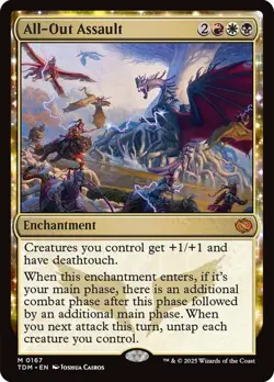All-Out Assault [Tarkir: Dragonstorm] MTG - Image 1