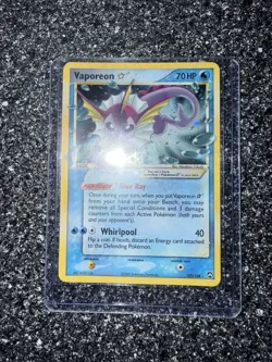 Vaporeon Star Shiny 102/108 EX Power Keepers Holo Ultra Secret Rare Pokemon TCG - Image 2