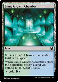 Simic Growth Chamber - Light Play MTG Commander: Modern Horizons 3 - Image 1