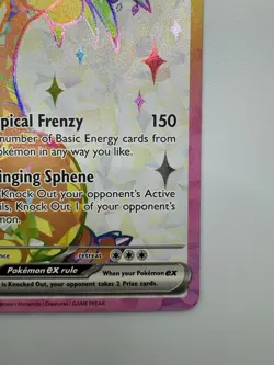 Pokemon Alolan Exeggutor EX Card 225/191 Holo Rare Trading Card Game - Image 5