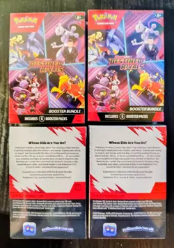 LOT OF 4!! Pokemon Scarlet & Violet Destined Rivals Booster Bundle Box Sealed - Image 1