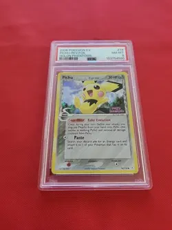 Pokemon: Pichu #76/110 Reverse Holo EX Holon Phantoms 2006 STAMPED - PSA 8 - C8 - Image 3