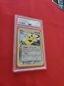 Pokemon: Pichu #76/110 Reverse Holo EX Holon Phantoms 2006 STAMPED - PSA 8 - C8 - Image 5