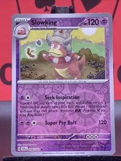 Slowking 058/142 Sv07: Stellar Crown Pokemon TCG Reverse Holo Uncommon 2024 NM - Image 3