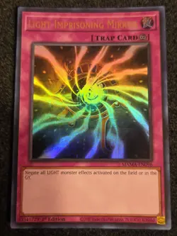 Yugioh! LP Light-Imprisoning Mirror - MAMA-EN096 - Ultra Rare - 1st Edition - Image 1