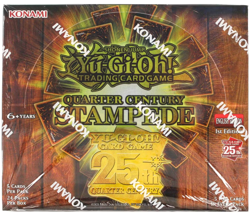 Yugioh Quarter Century Stampede 1st Ed Booster Box - 24 Packs* - Image 1