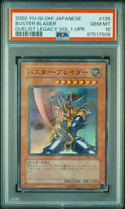 YuGiOh Buster Blader Ultra Parallel PSA10 Rare Collector Card Japan - Image 4