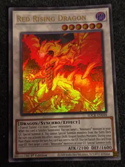 1X NM Red Rising Dragon - SDCK-EN048 - Ultra Rare 1st Edition - Yugioh - Image 1