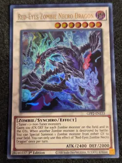 Yugioh Red-Eyes Zombie Necro Dragon GFP2-EN133 Ultra Rare 1st Ed NM - Image 1