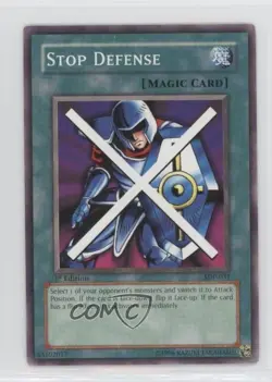 Stop Defense 1st Ed. YuGiOh Starter Deck Pegasus #SDP-031 2003 - Image 1