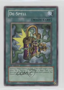 De-Spell 1st Ed. YuGiOh Starter Deck Pegasus #SDP-029 2003 - Image 1
