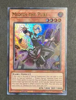 Yugioh Medius the Pure DUAD-EN008 Ultra Rare 1st Edition NM - Image 1