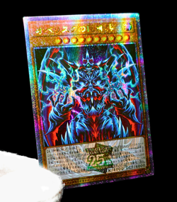 Yugioh Obelisk the Tormentor Quarter Century Rare Alt Art Holo Anime Custom Card - Image 4