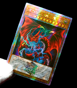 Yugioh Slifer The Sky Dragon Quarter Century Rare Alt Art Holo Anime Custom Card - Image 4