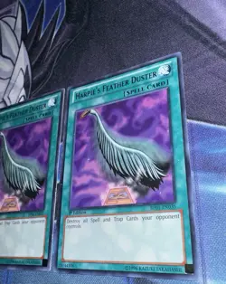 Harpie’s Feather Duster 1st Edition Rare VLP & HP BP01-EN035 x2 Yugioh! - Image 2