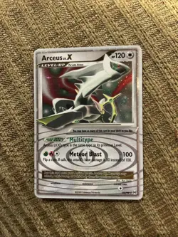 Pokemon TCG Arceus LV.X Holo Rare Card 95/99 - Image 1
