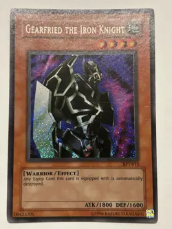 Gearfried the Iron Knight BPT-012 Secret Rare Card Ungraded - Image 1