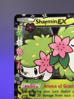 Shaymin EX XY148 Generations Black Star Promo Holo Ultra Rare Pokemon Card -LP - Image 2