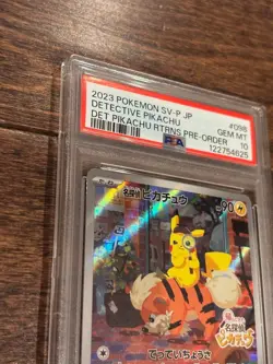 PSA 10 Detective Pikachu 098/SV-P Returns Pokemon Card Japanese 2023 Japan Rare - Image 4