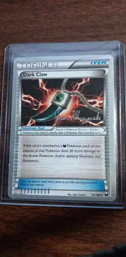 2013 Pokemon World Championship Trainer Card Dark Claw 92/108 - Image 1