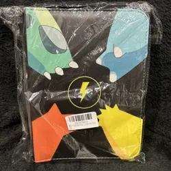 Pokemon TCG Black Pikachu 50 pages Holds 400 Card Zip Binder GAMES New Unopened - Image 1