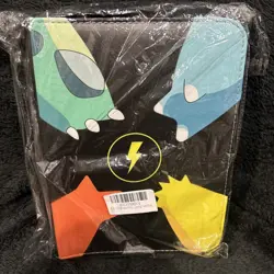 Pokemon TCG Black Pikachu 50 pages Holds 400 Card Zip Binder GAMES New Unopened - Image 2