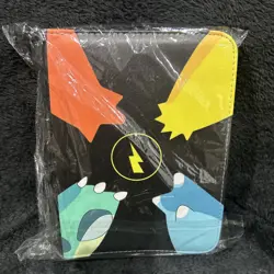 Pokemon TCG Black Pikachu 50 pages Holds 400 Card Zip Binder GAMES New Unopened - Image 3
