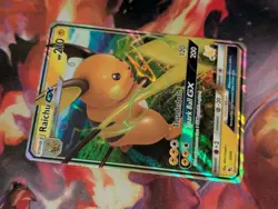 Raichu GX 20/68 Hidden Fates Pikachu Stamped Ultra Rare Holo Pokemon Card LP - Image 4