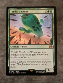 Jumbo Cactuar R 0191 Final Fantasy MTG Magic the Gathering Card NM Tcg Ship Now - Image 1