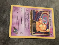 Sabrina's Drowzee 92/132 Vintage Wizards 1999-2000 Pokemon Card Gym Heroes MP - Image 2