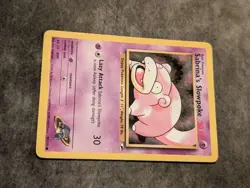 Sabrina's Slowpoke 95/132 1999-2000 Gym Heroes Pokemon Card Vintage WOTC Tcg LP - Image 2